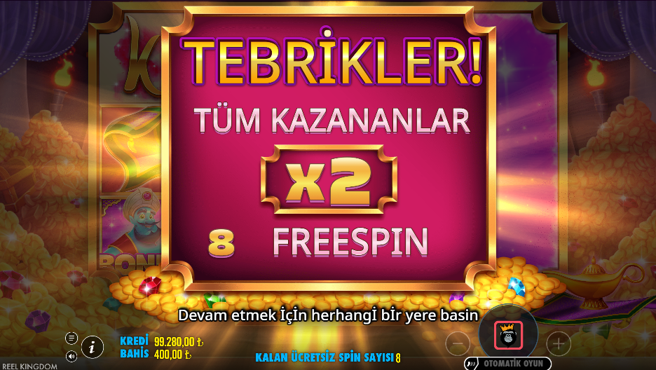 Lamp of Infinity Bonus