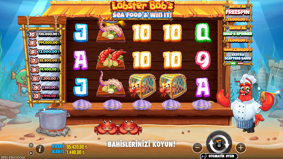 Lobster Bob's Seafood & Win It! Gameplay