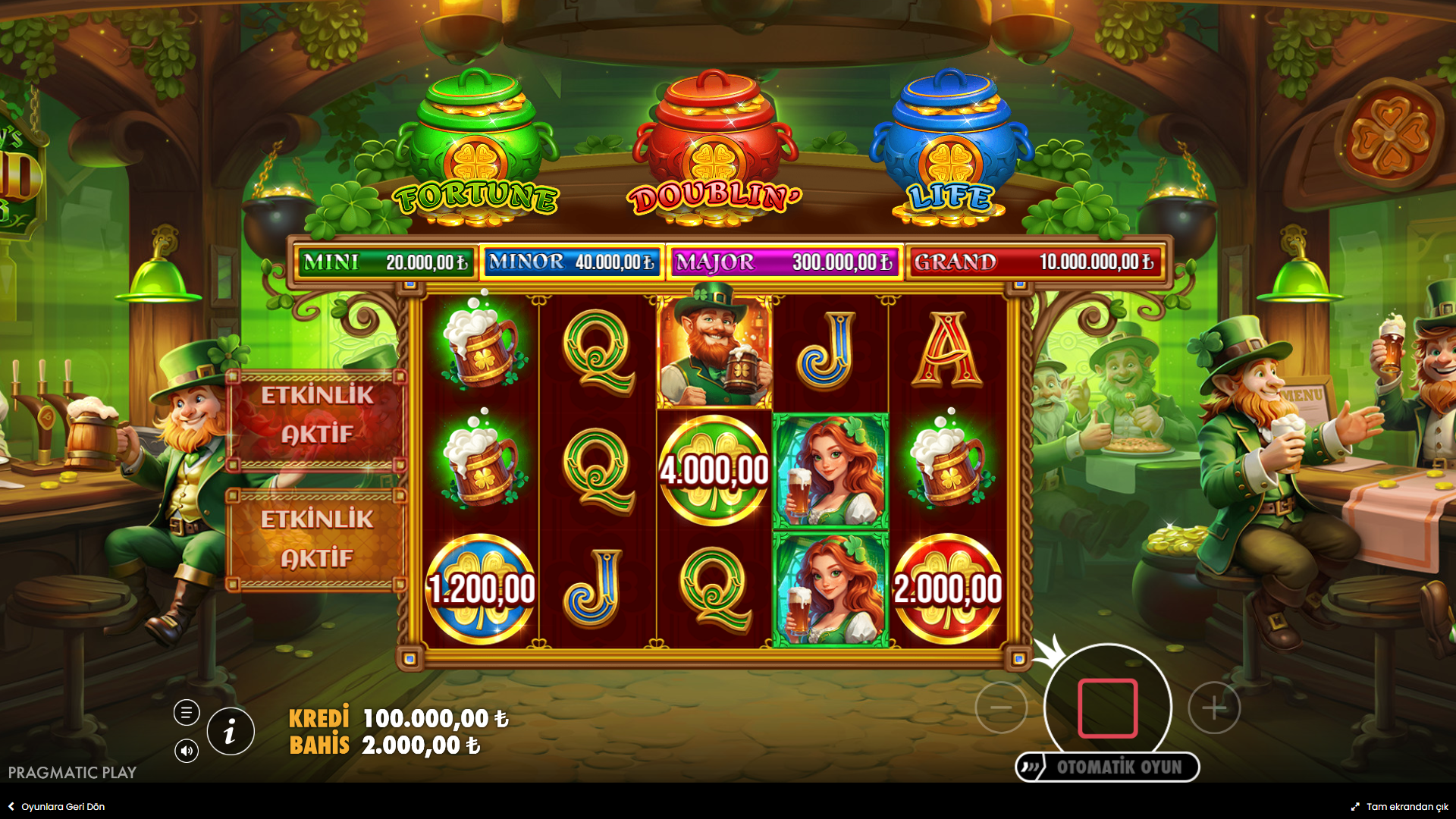 Lucky's Wild Pub 2 Bonus