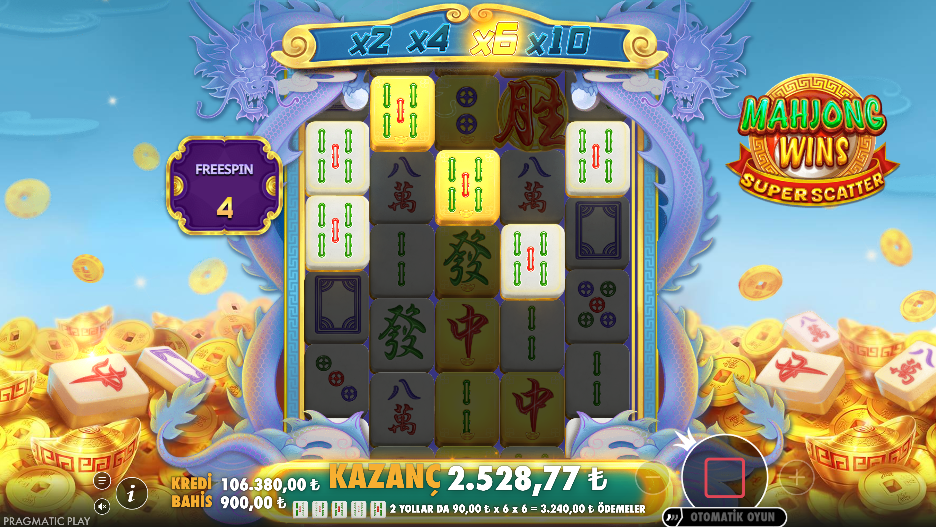 Mahjong Wins Super Scatter Bonus