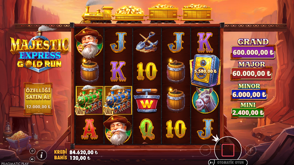 Majestic Express Gold Run Bonus