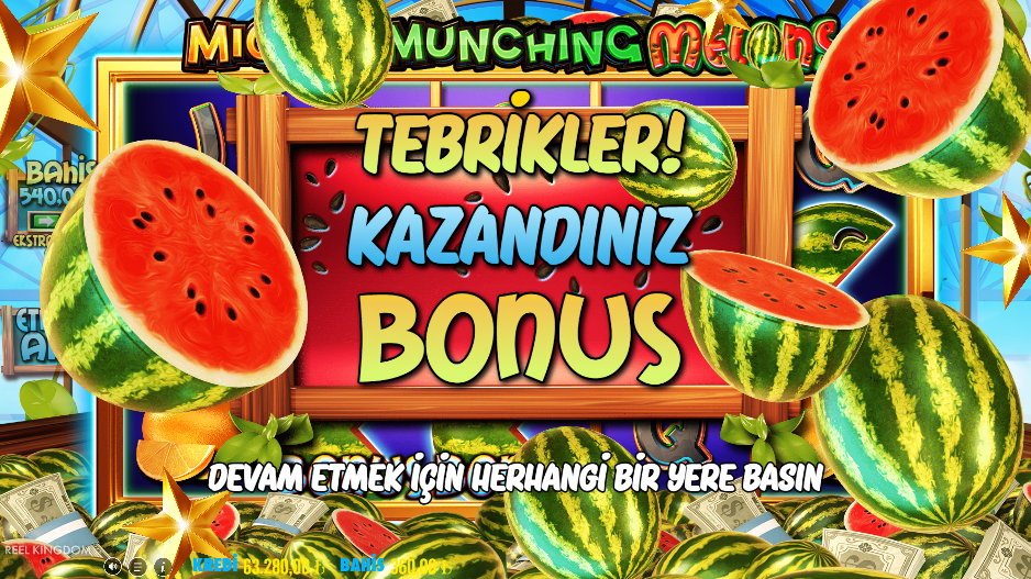 Mighty Munching Melons Bonus