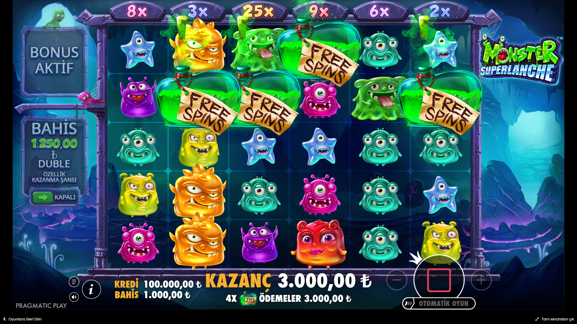 Monster Superlanche Bonus