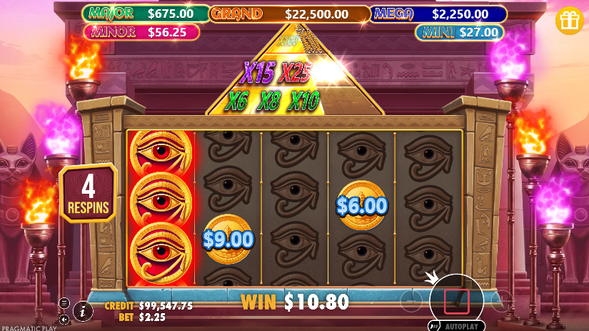 Mummy's Jewels 100 Bonus