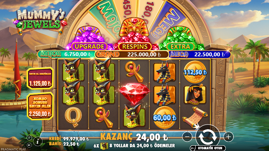 Mummy's Jewels Gameplay