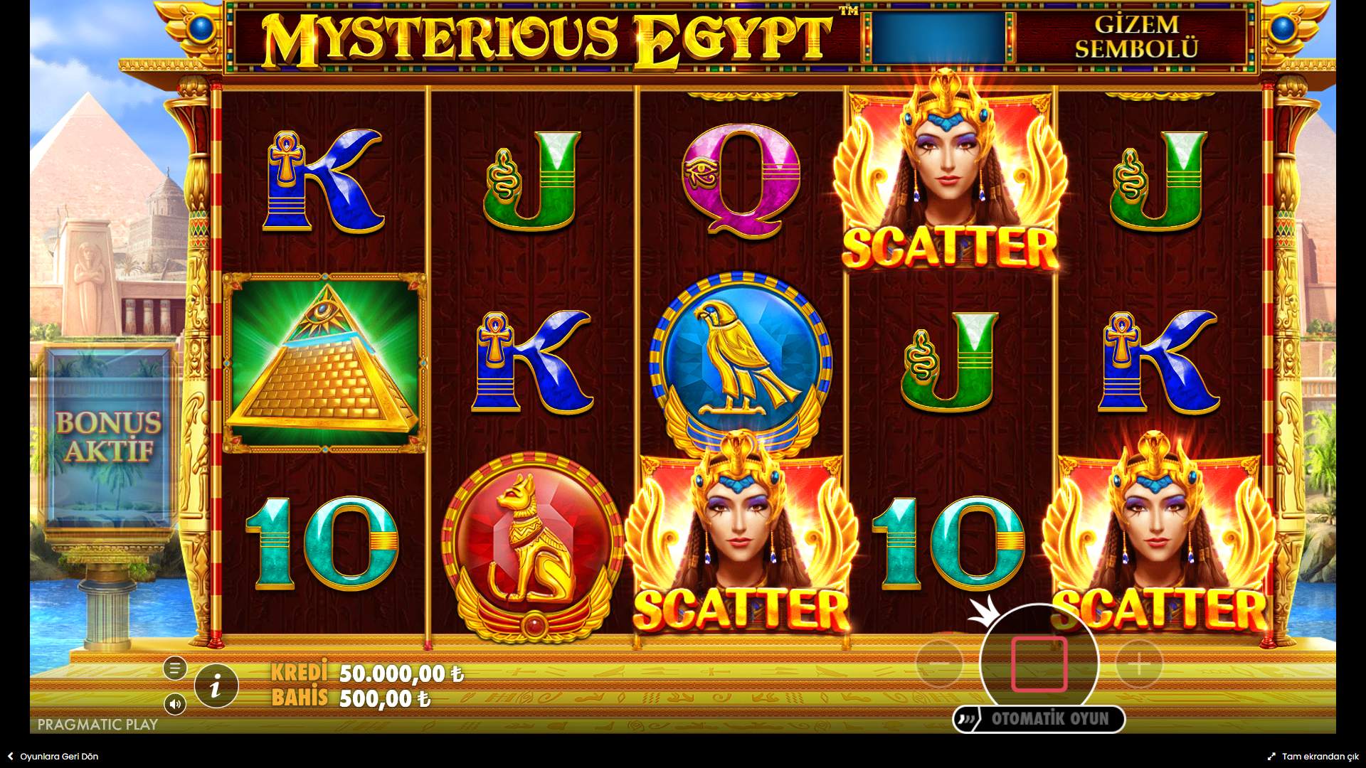 Mysterious Egypt Bonus