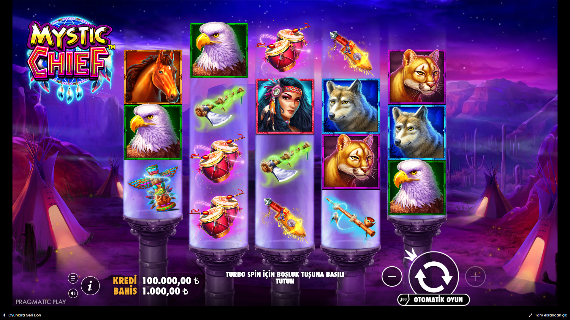 Mystic Chief Gameplay