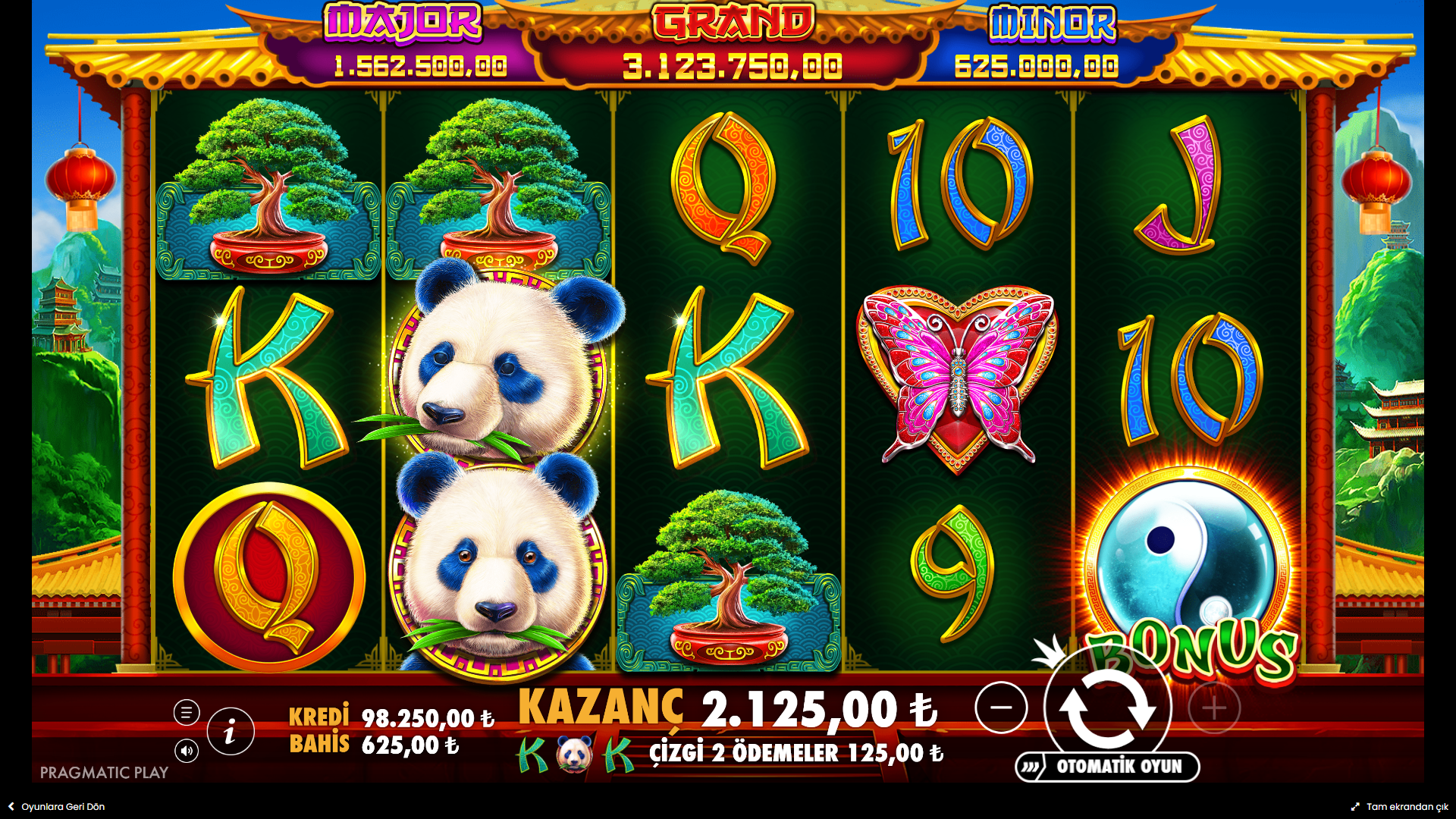 Panda's Fortune 2 Bonus