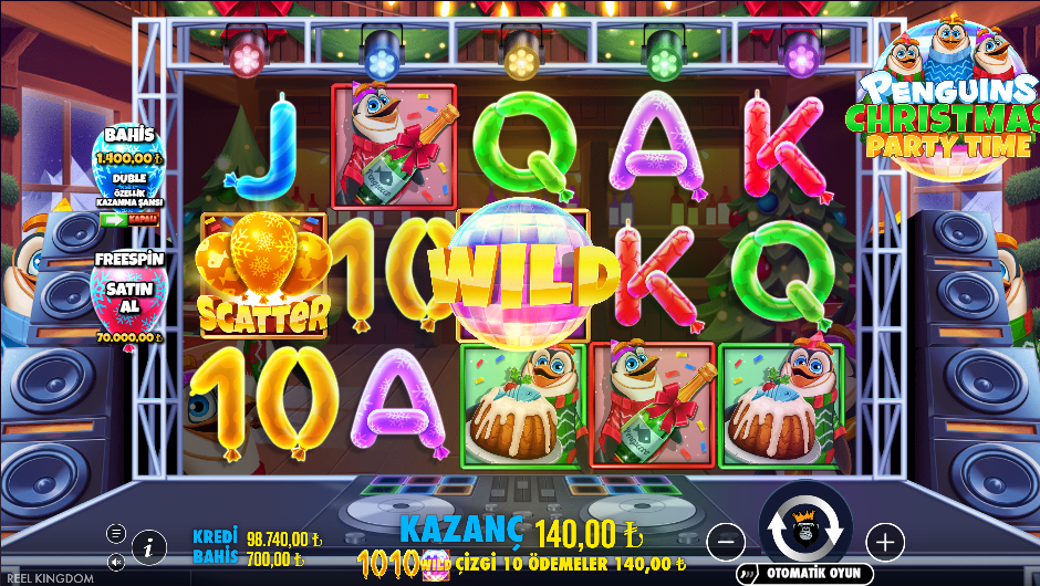 Penguins Christmas Party Time Gameplay