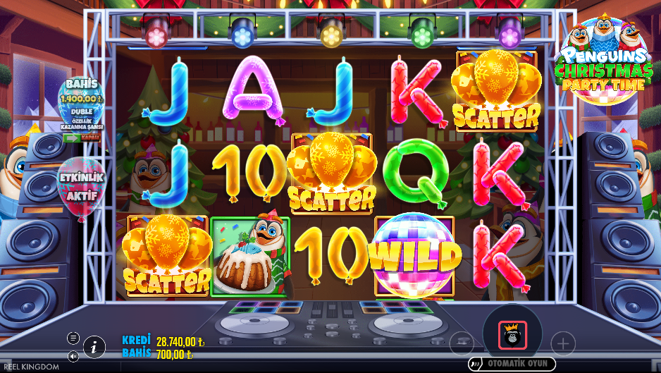 Penguins Christmas Party Time Bonus