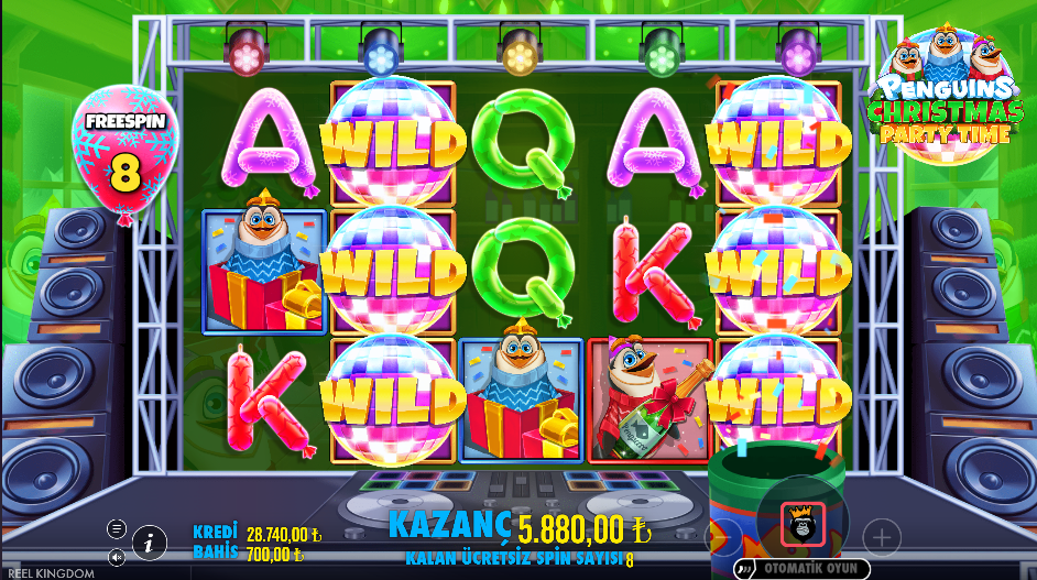 Penguins Christmas Party Time Bonus