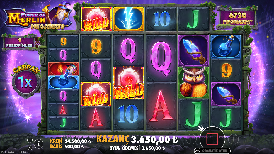 Power of Merlin Megaways Bonus