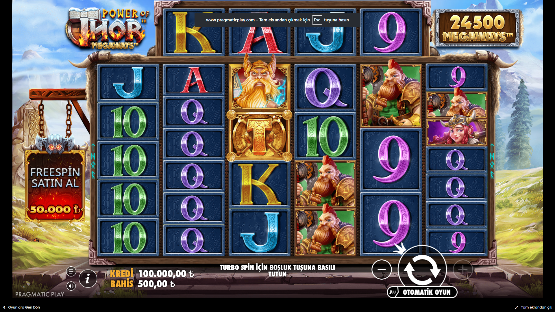 Power of Thor Megaways Gameplay