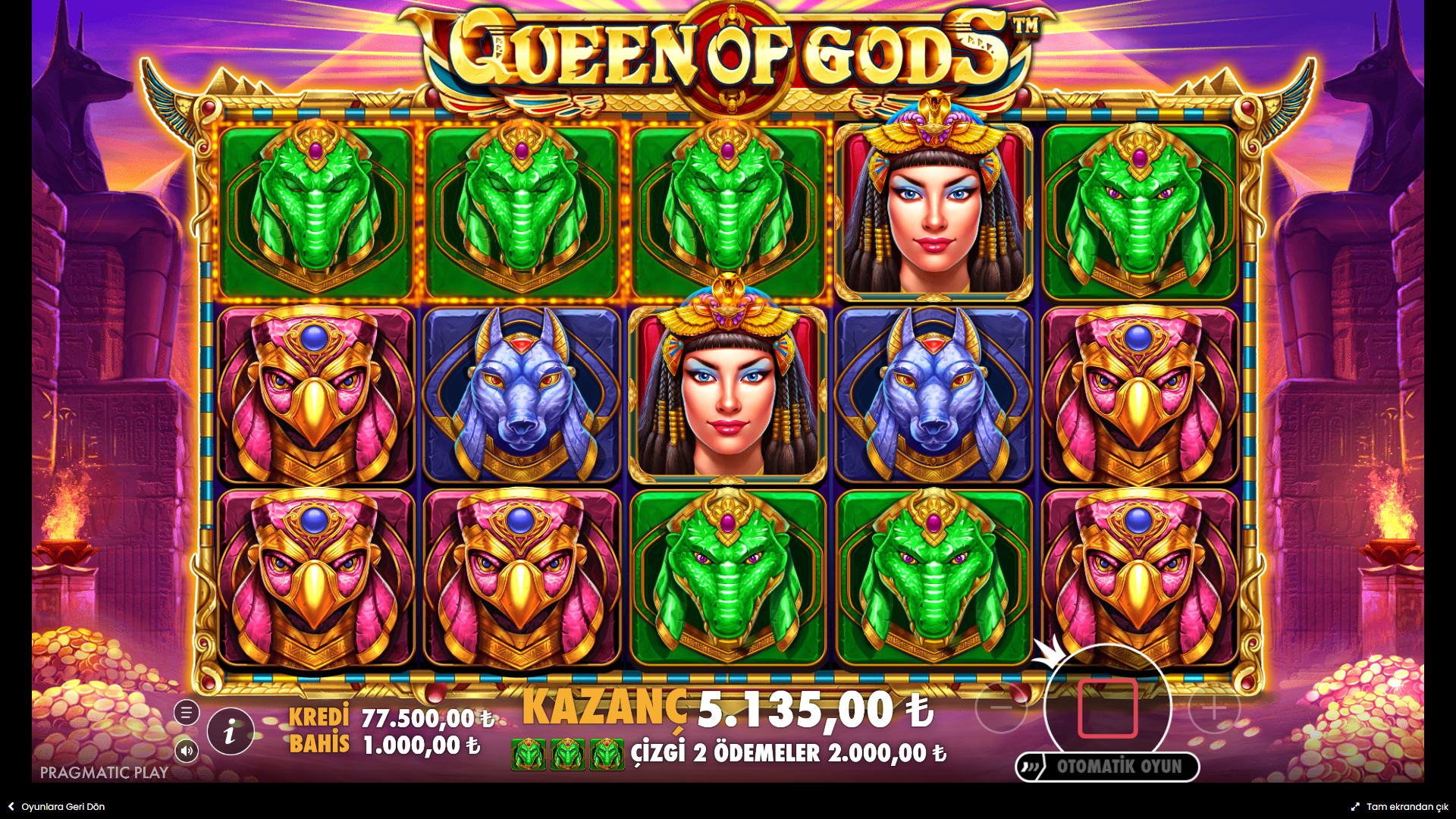 Queen of Gods Bonus