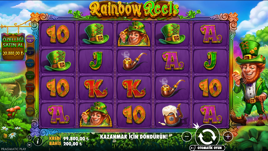 Rainbow Reels Gameplay