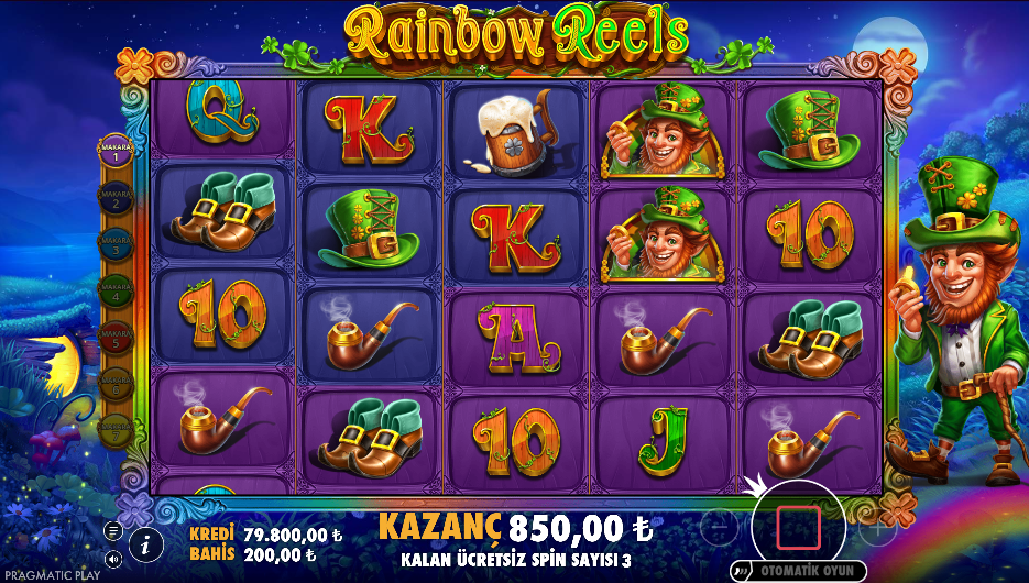 Rainbow Reels Bonus