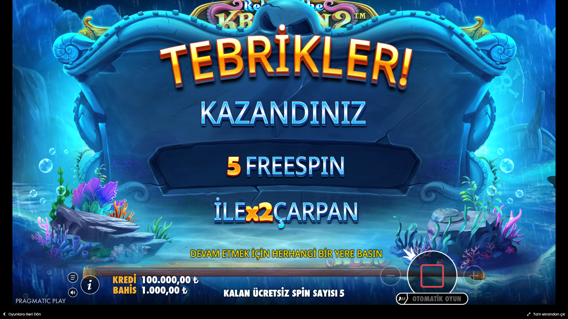 Release the Kraken 2 Bonus