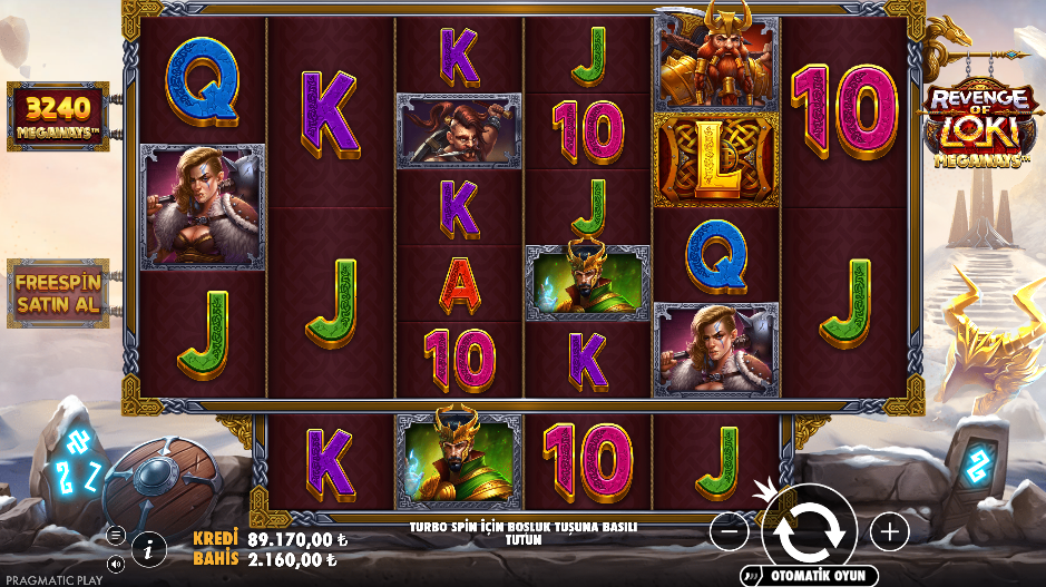 Revenge of Loki Megaways Gameplay