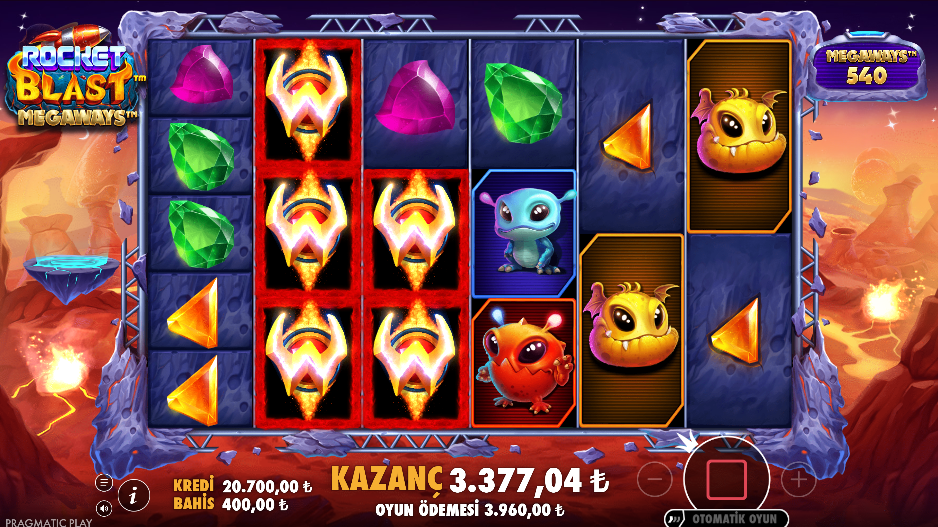 Rocket Blast Megaways Bonus