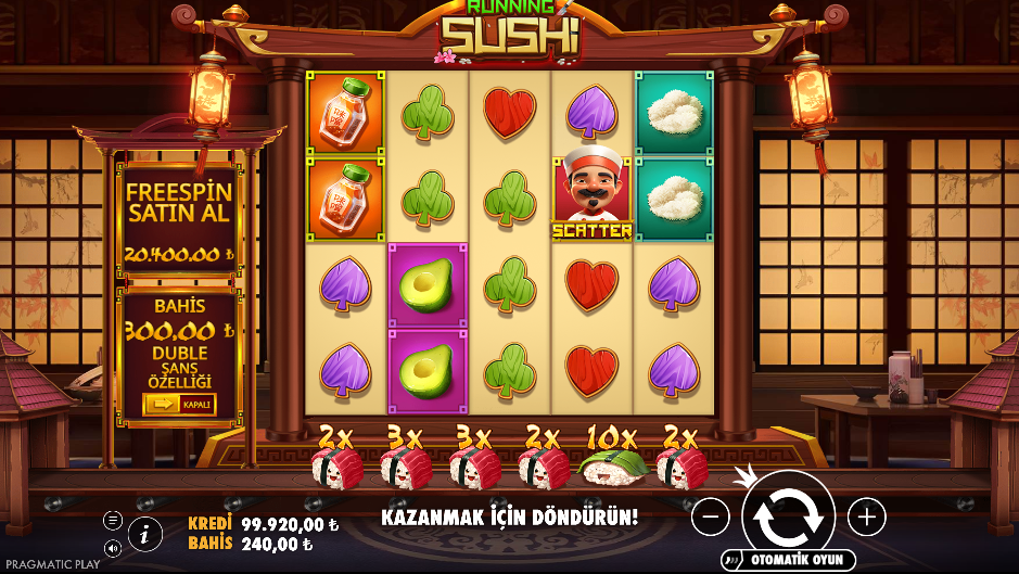 Running Sushi Gameplay