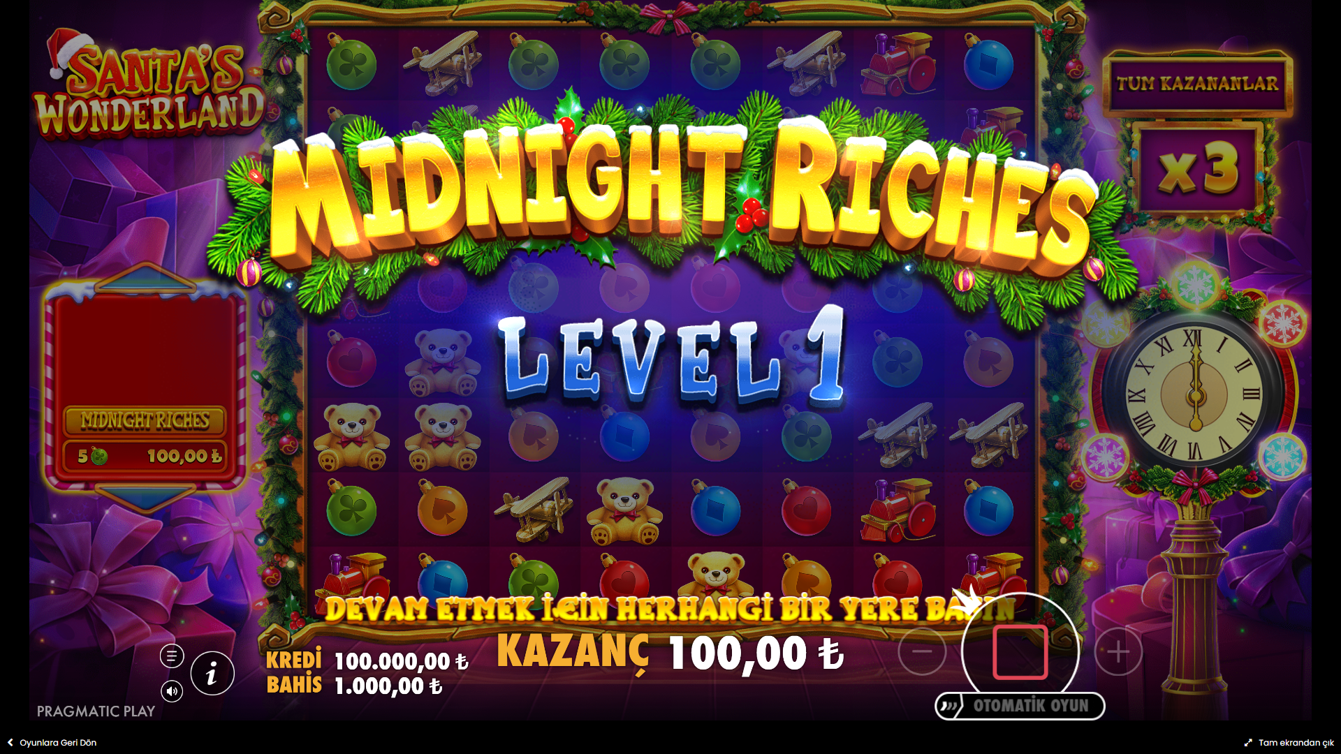 Santa's Wonderland Bonus