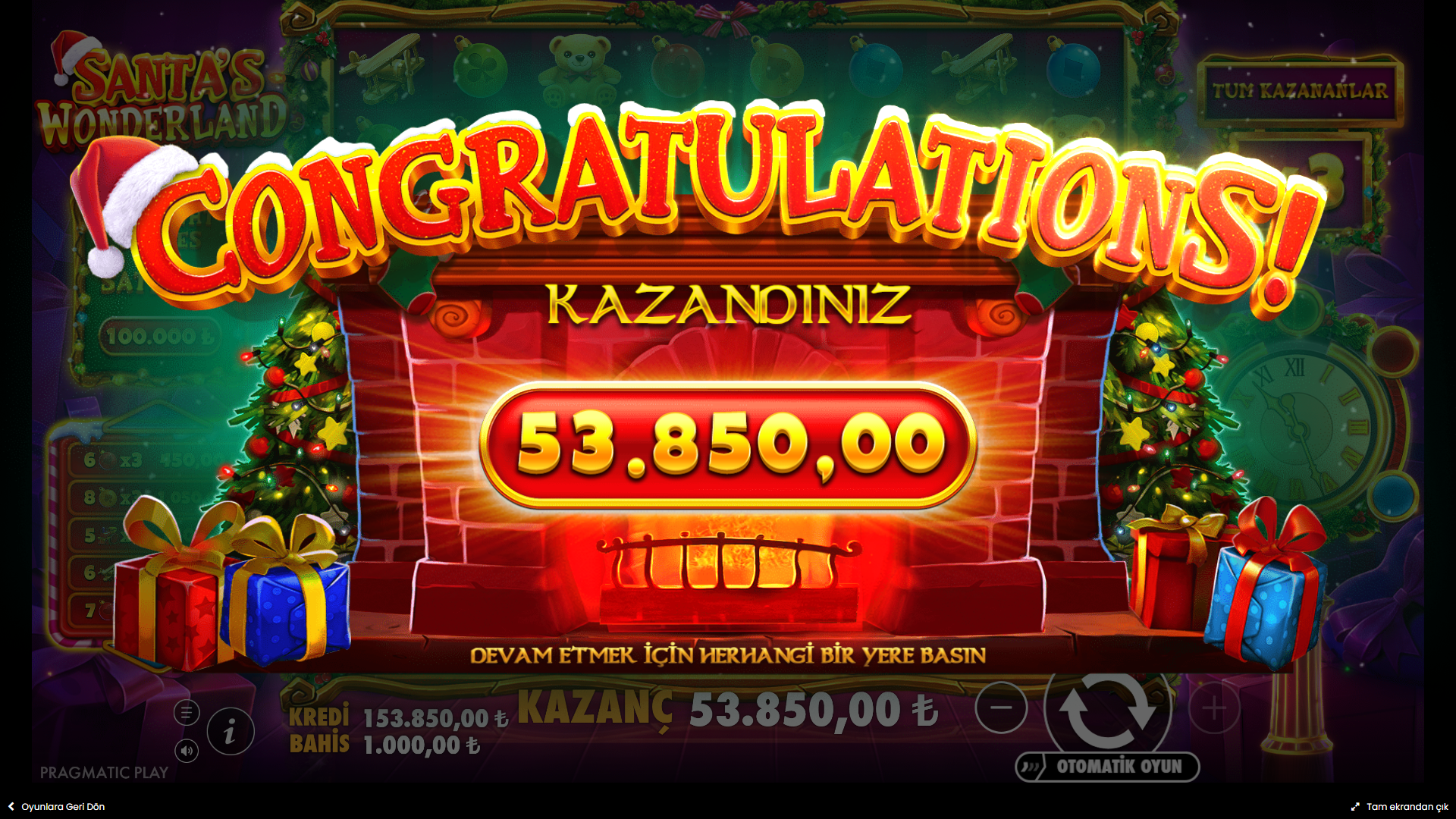 Santa's Wonderland Bonus