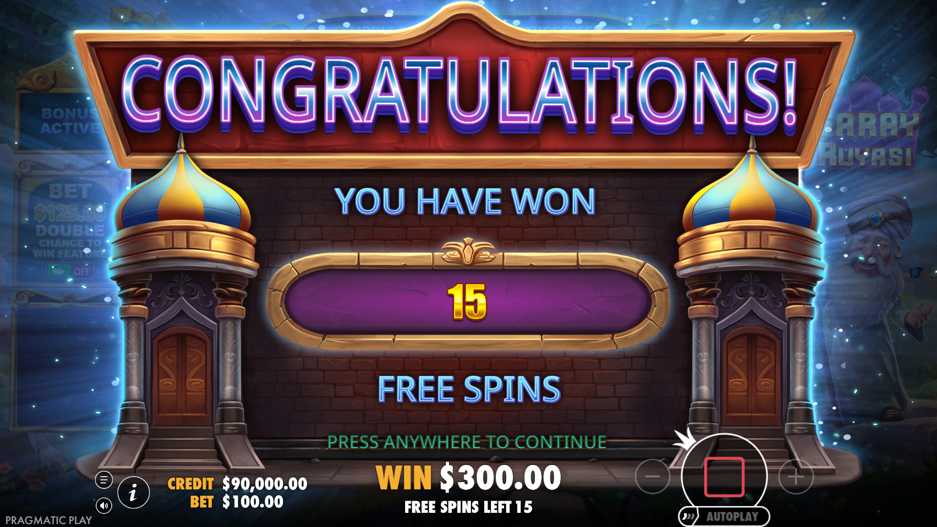 Saray Rüyası Bonus