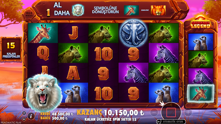 Savannah Legend Bonus