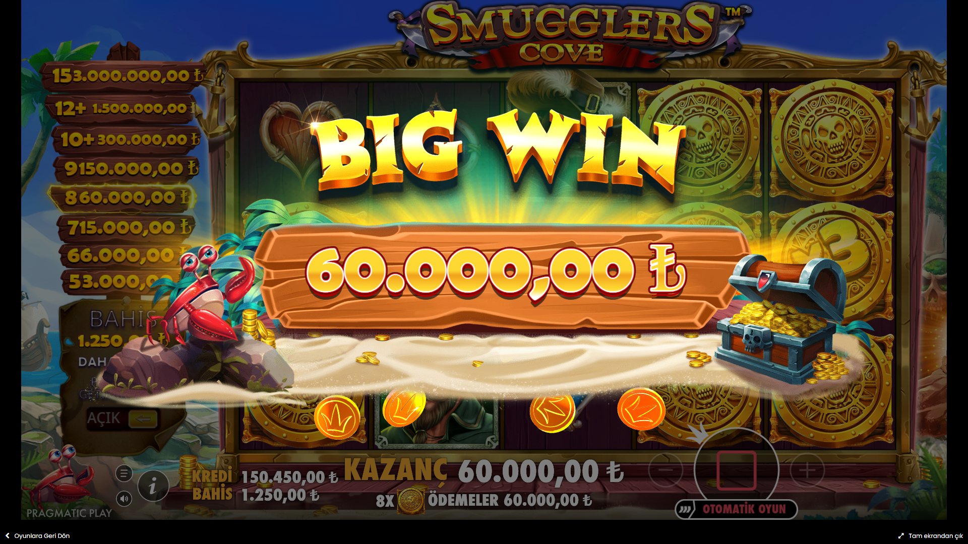 Smuggler's Cove Bonus