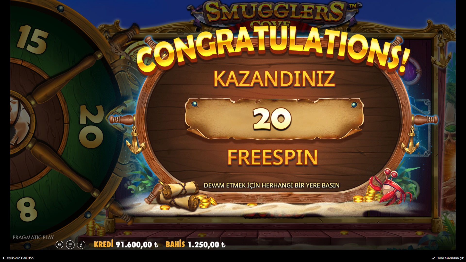 Smuggler's Cove Bonus