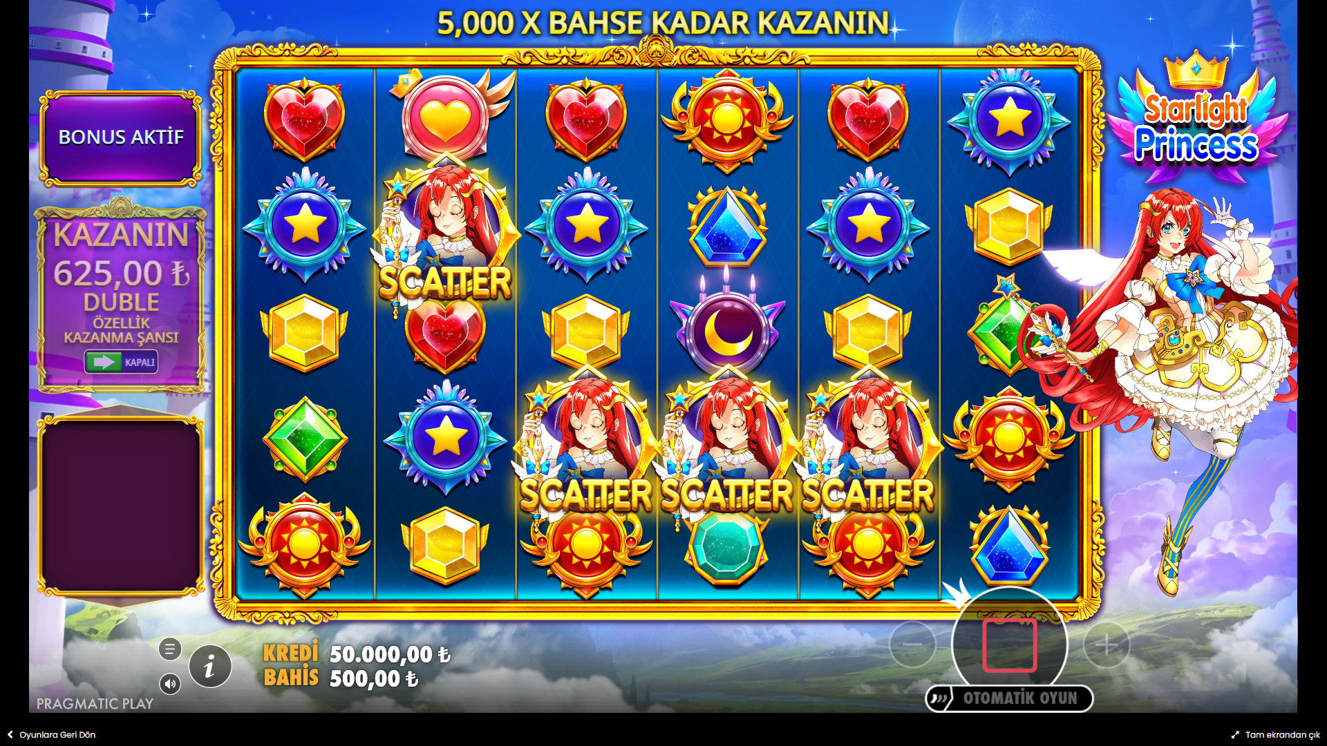 Starlight Princess Bonus