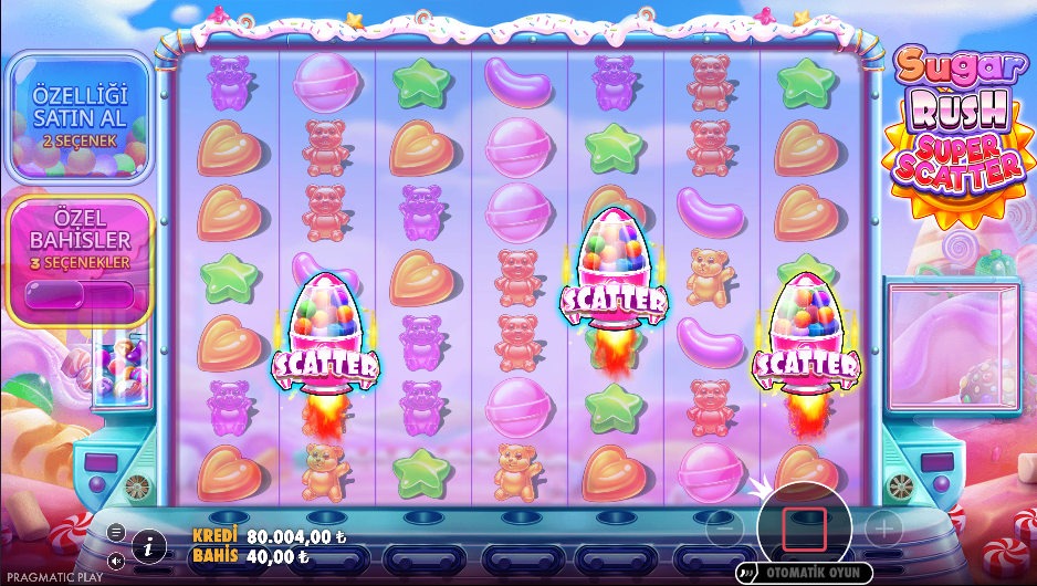 Sugar Rush Super Scatter Bonus