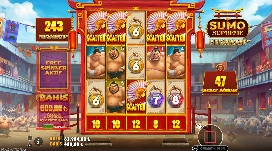 Sumo Supreme Megaways Bonus