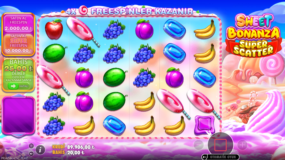 Sweet Bonanza Super Scatter Bonus