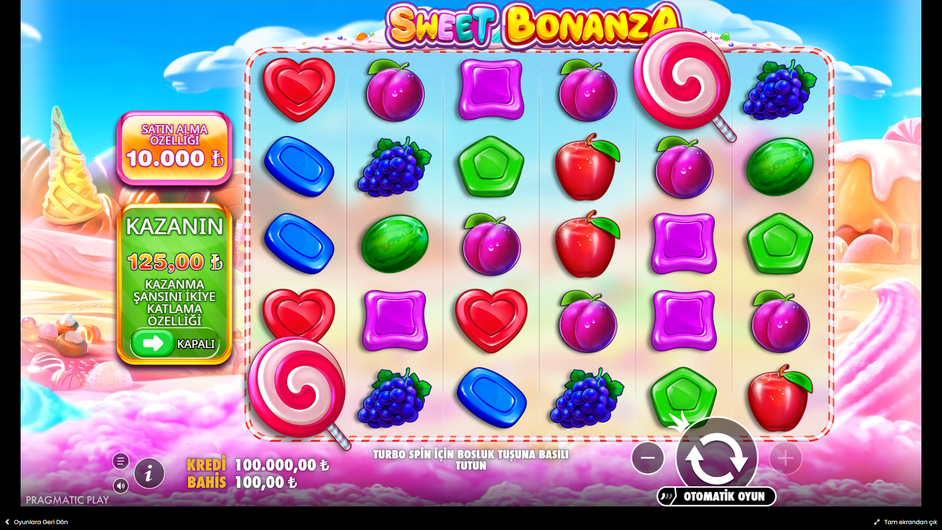 Sweet Bonanza Gameplay
