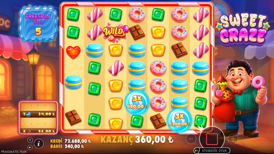 Sweet Craze Bonus