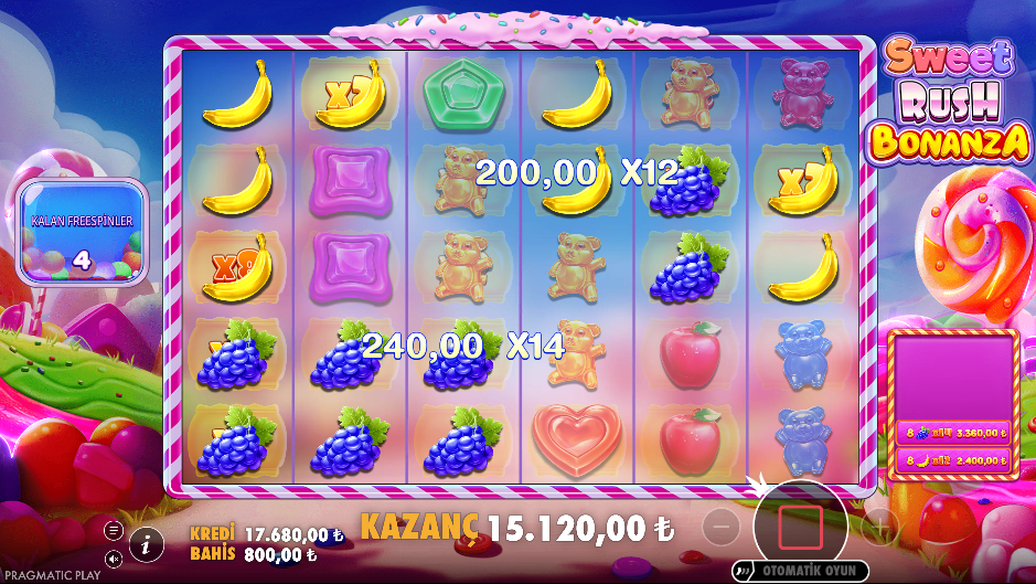 Sweet Rush Bonanza Bonus