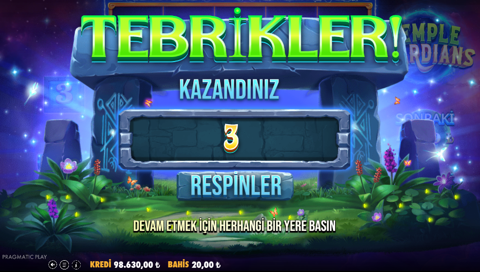 Temple Guardians Bonus