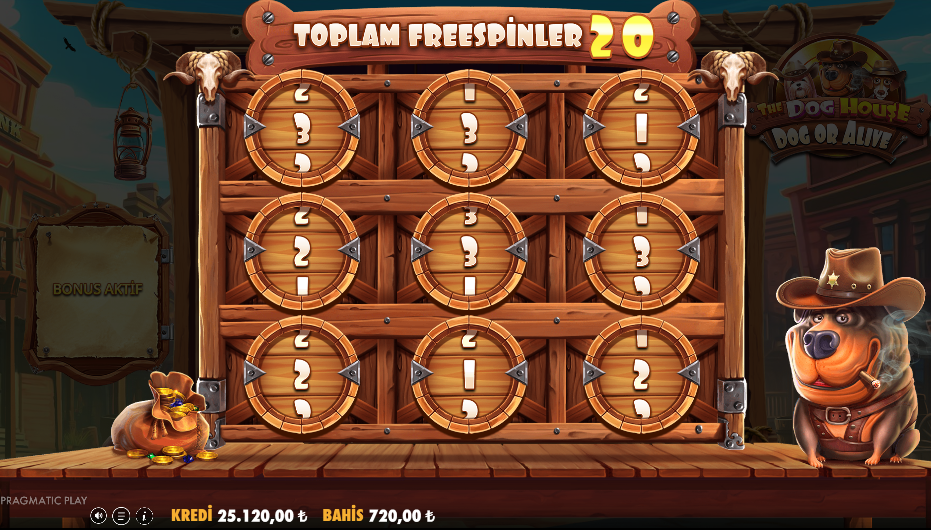 The Dog House Dog or Alive Bonus