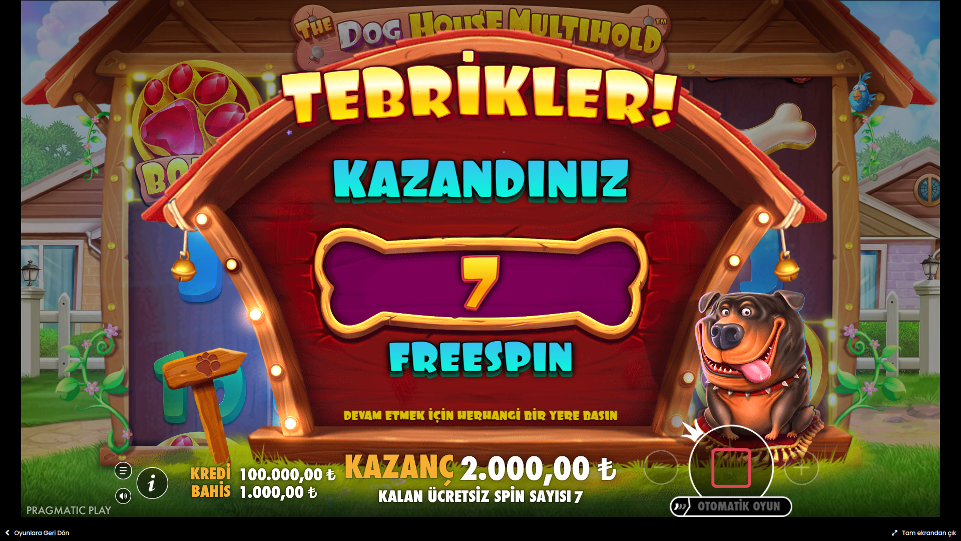 The Dog House Multihold Bonus