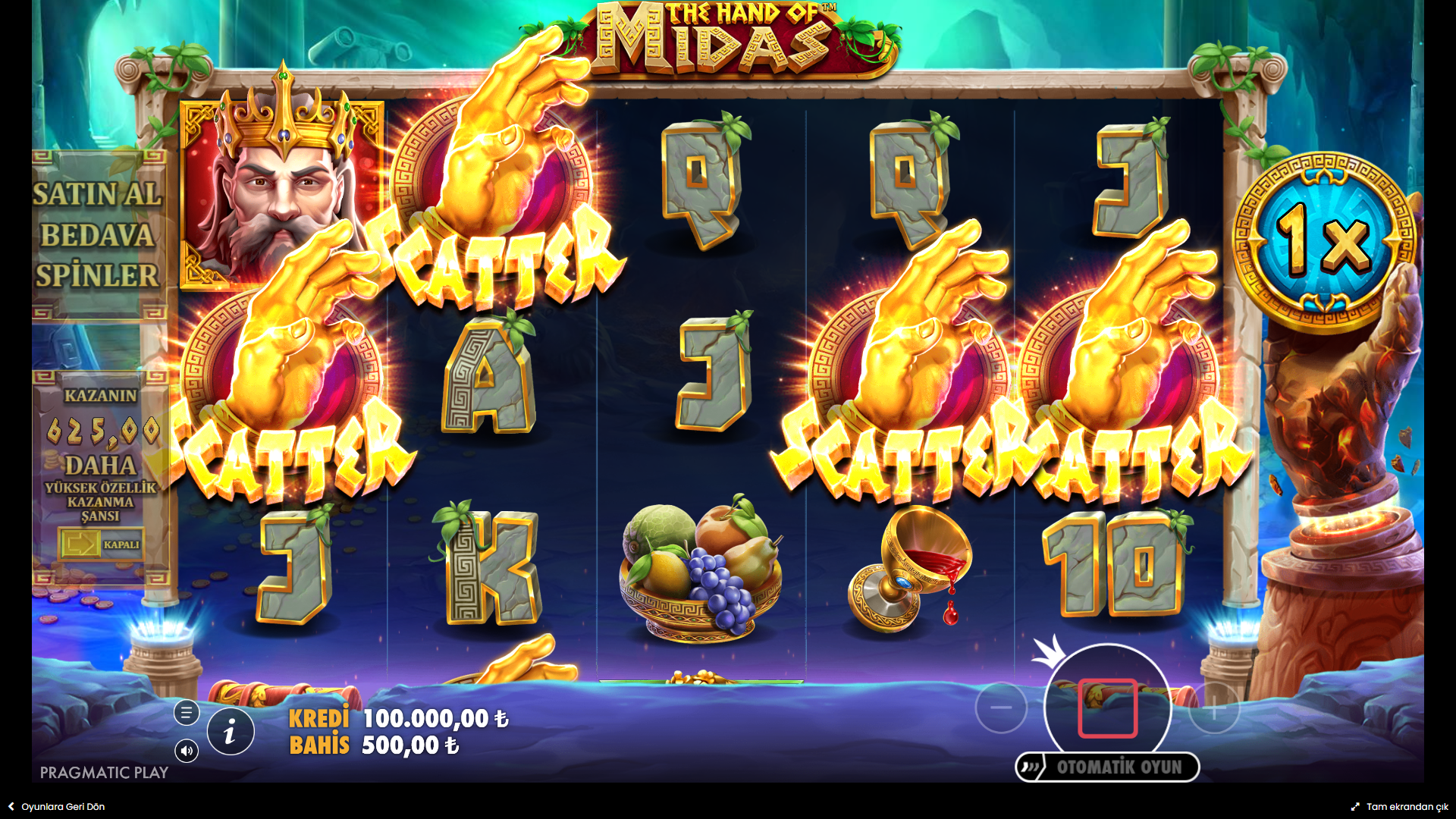 The Hand of Midas Bonus