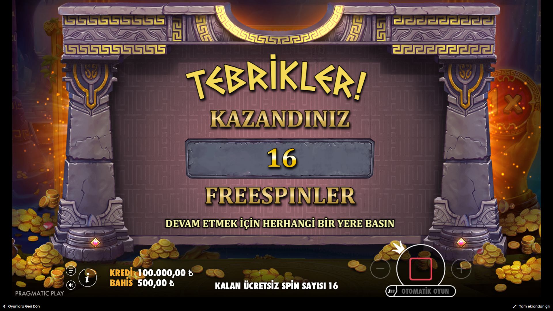 The Hand of Midas Bonus