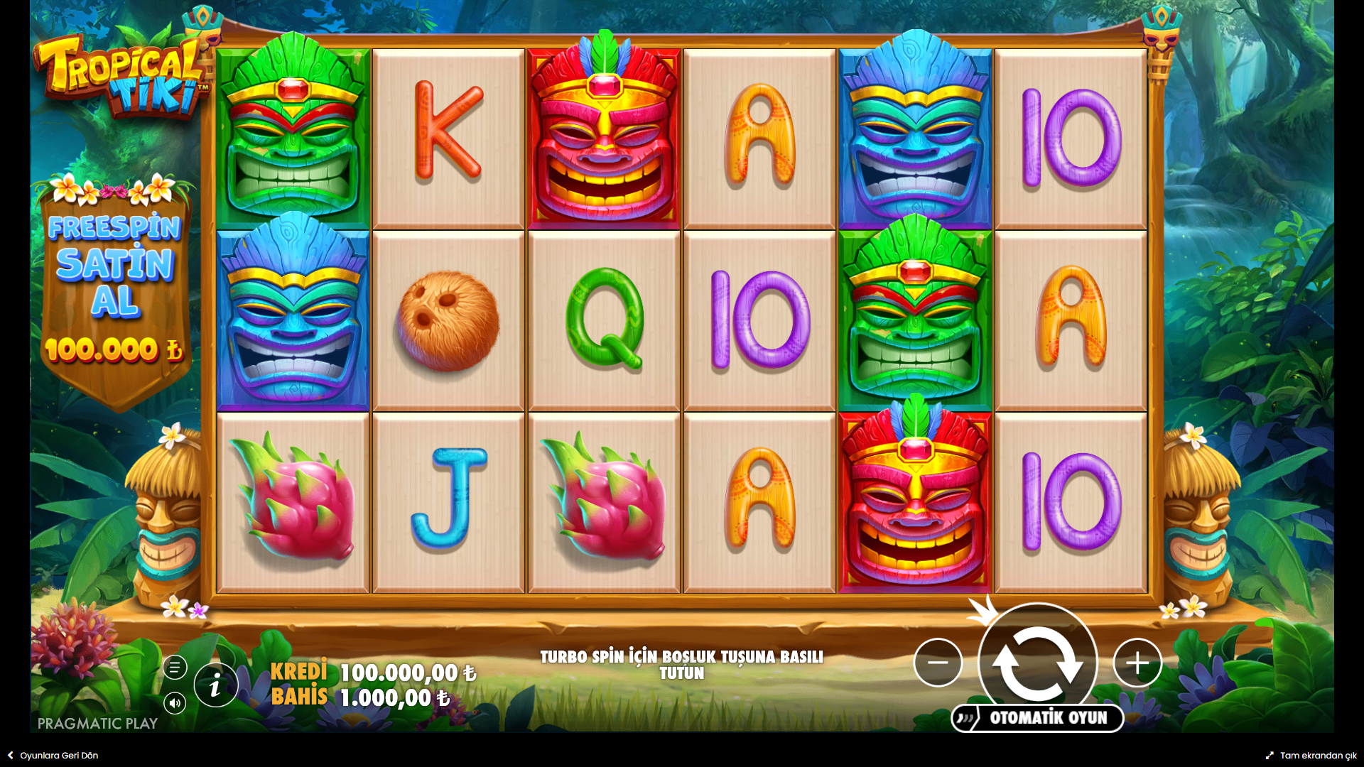 Tropical Tiki Gameplay