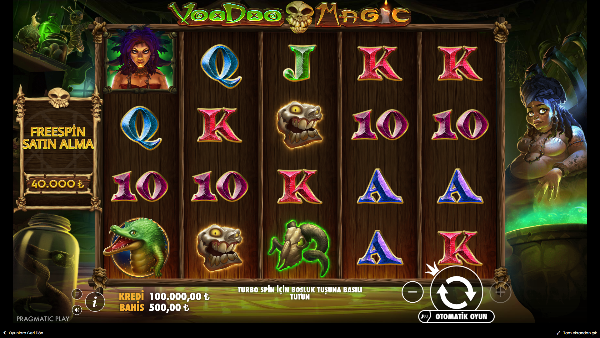 Voodoo Magic Gameplay