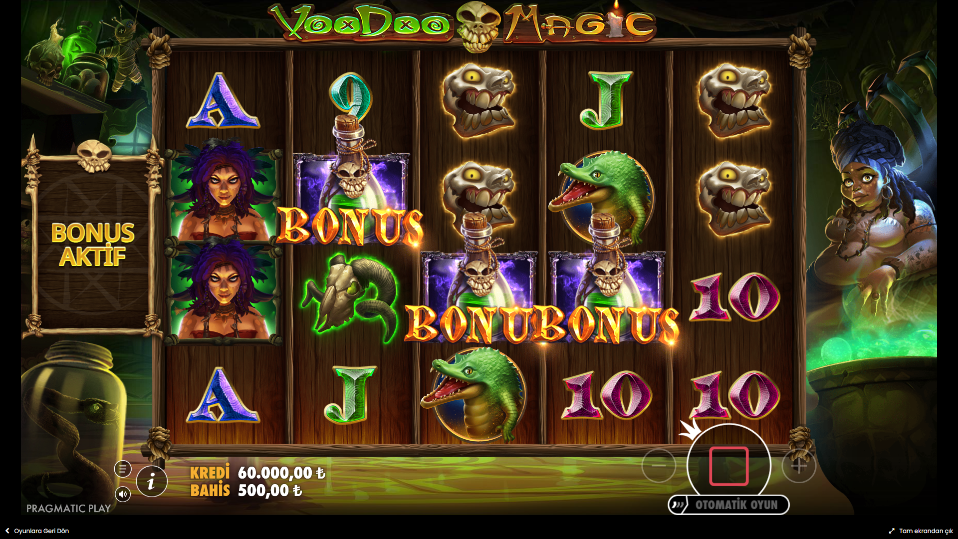 Voodoo Magic Bonus