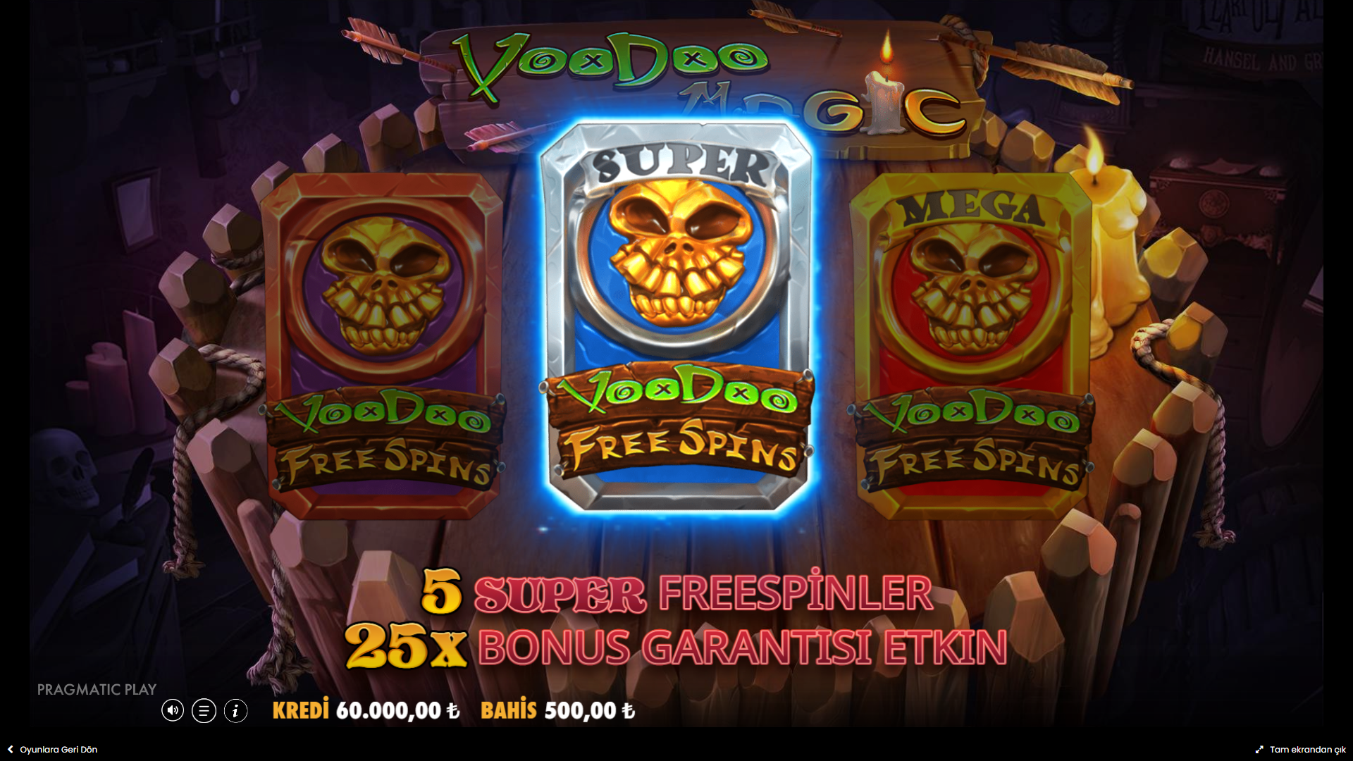 Voodoo Magic Bonus