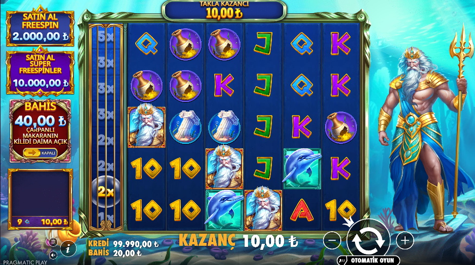 Waves of Poseidon Gameplay