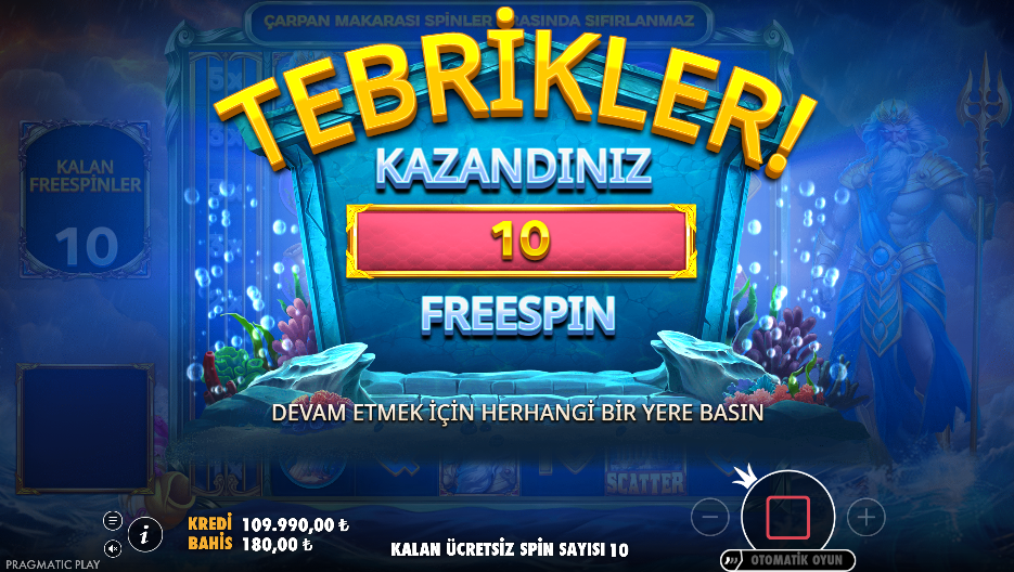 Waves of Poseidon Bonus