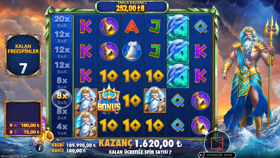 Waves of Poseidon Bonus