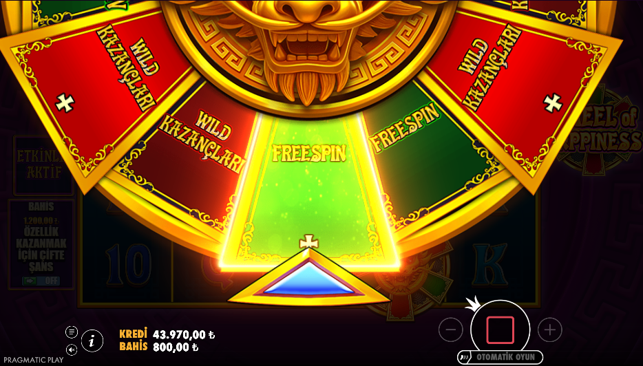 Wheel of Happiness Bonus